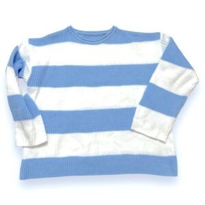 Classic Blue & White Striped Sweater
